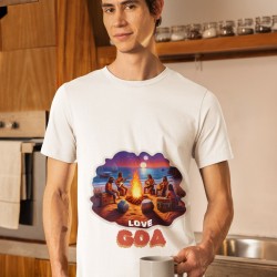 Love Goa Crew Neck T-shirt